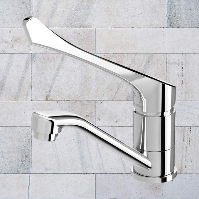 Ivy MKII Extended Handle Swivel Basin Mixer  Chrome