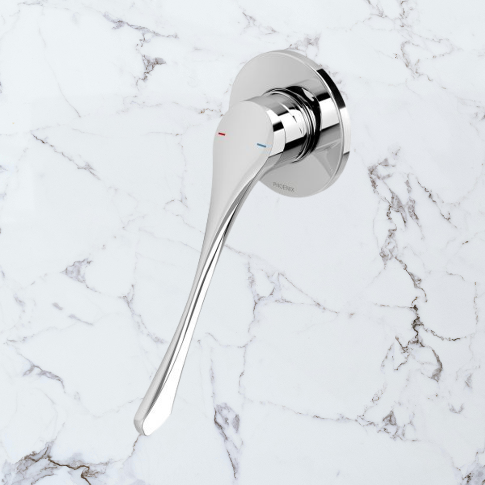 Ivy MKII Extended Handle Shower / Wall Mixer Trim Kit  Chrome