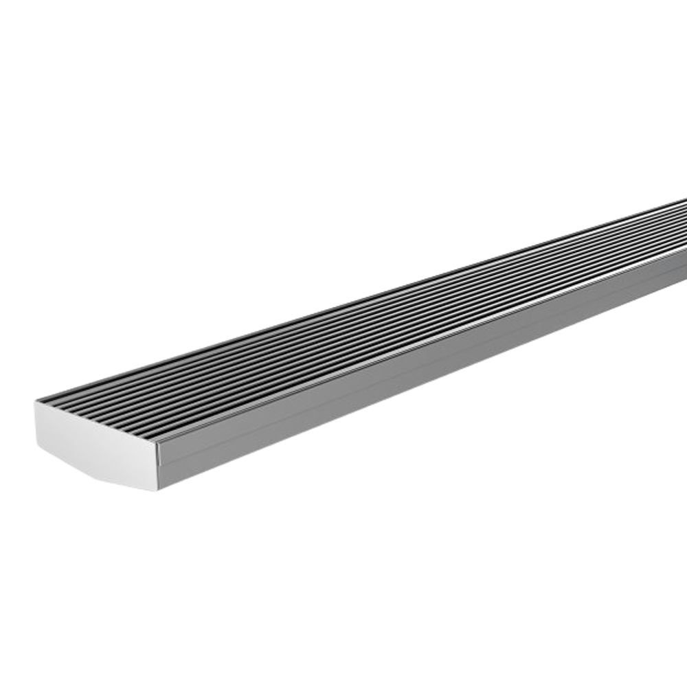 Phoenix V Channel Drain HG 75 x 600mm Outlet 45mm Stainless Steel