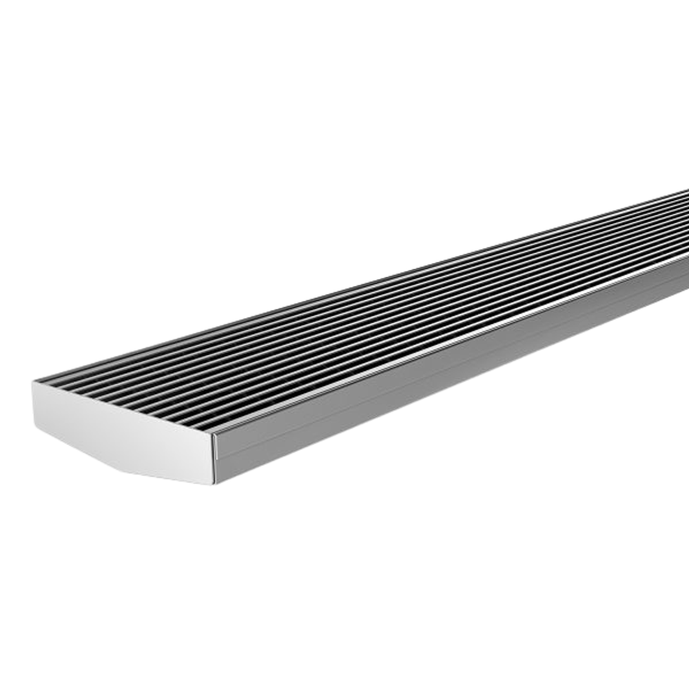 Phoenix V Channel Drain HG 100 x 600mm Outlet 90mm Stainless Steel