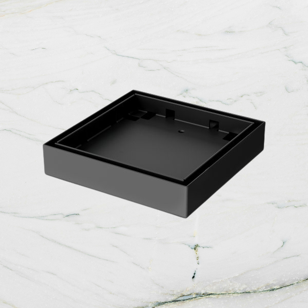 Phoenix Point Drain TI 100mm Outlet 76mm Matte Black