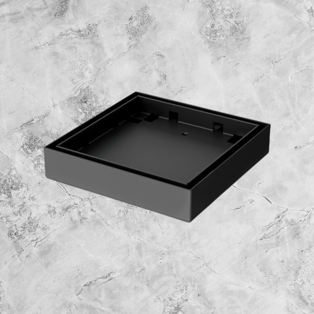 Phoenix Point Drain TI 100mm Outlet 90mm Matte Black