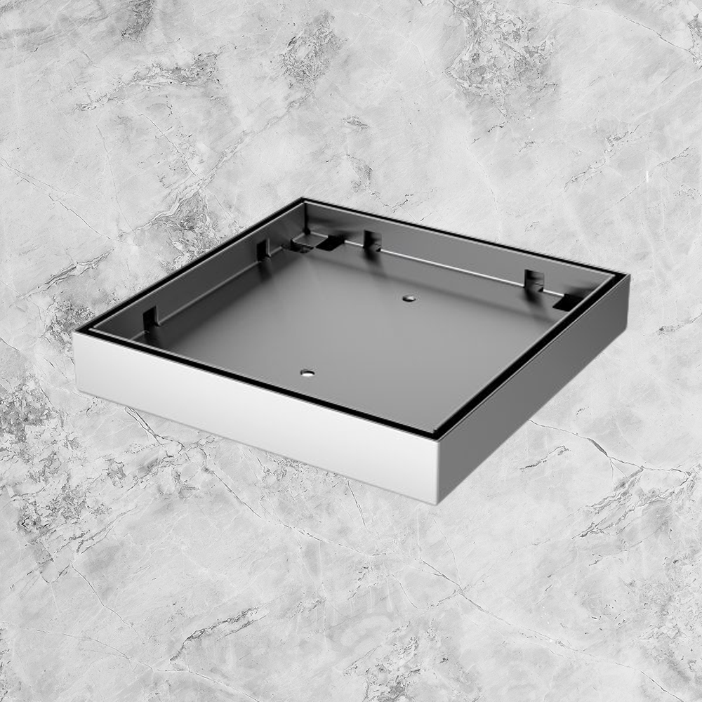 Phoenix Point Drain TI 130mm Outlet 90mm Stainless Steel