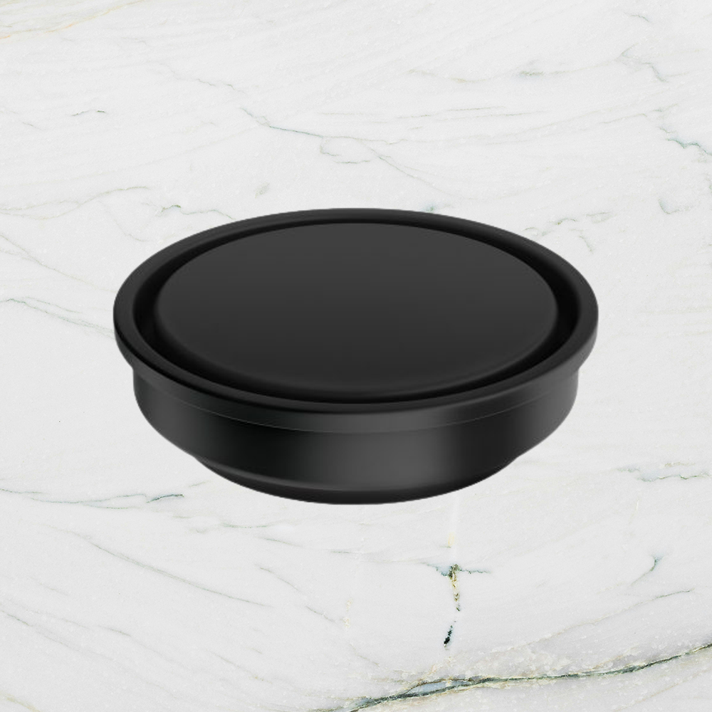 Phoenix Point Drain Round 100mm Outlet 76mm Matte Black