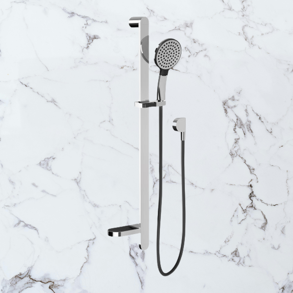 NX Quil Rail Shower Chrome Black