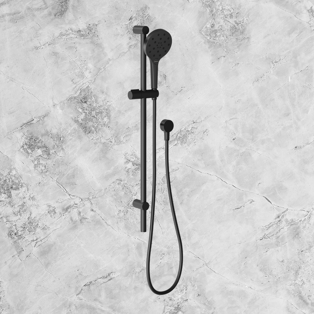 Ormond Rail Shower  Matte Black