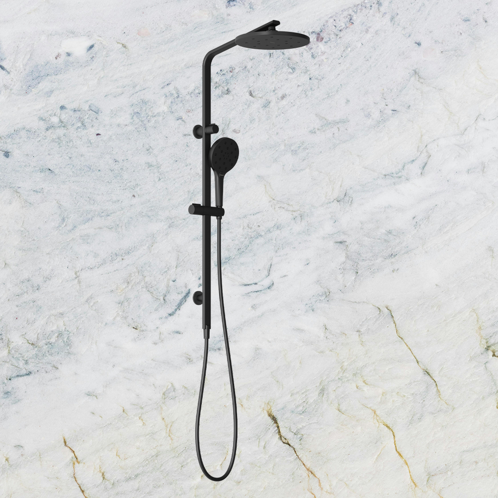 Oxley Twin Shower Matte Black