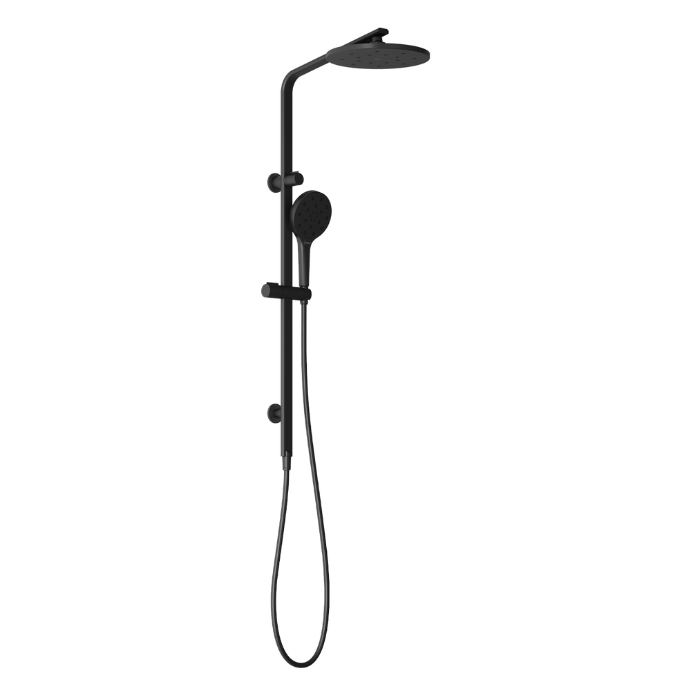 Oxley Twin Shower Matte Black