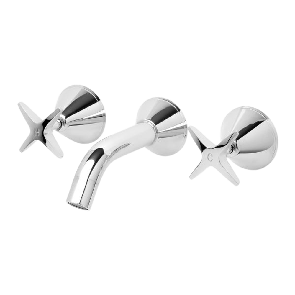 Ivy Bath Set Chrome