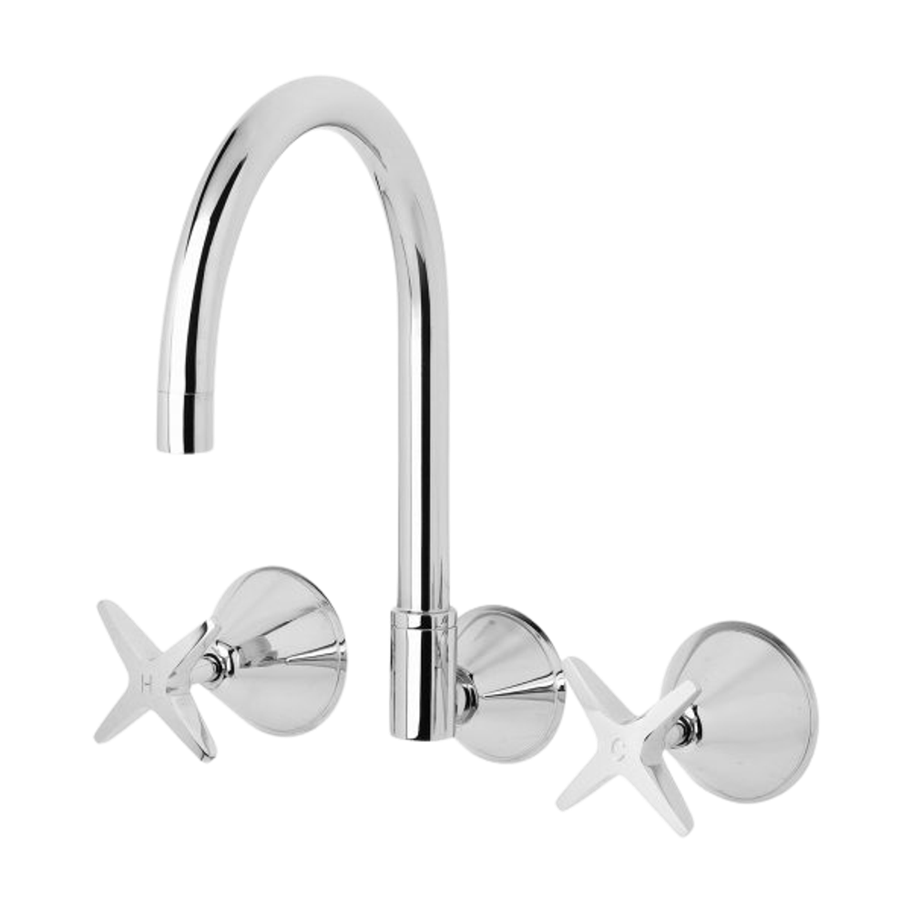 Ivy Wall Sink Set Lead Free Chrome