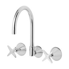 Ivy Wall Sink Set Lead Free Chrome