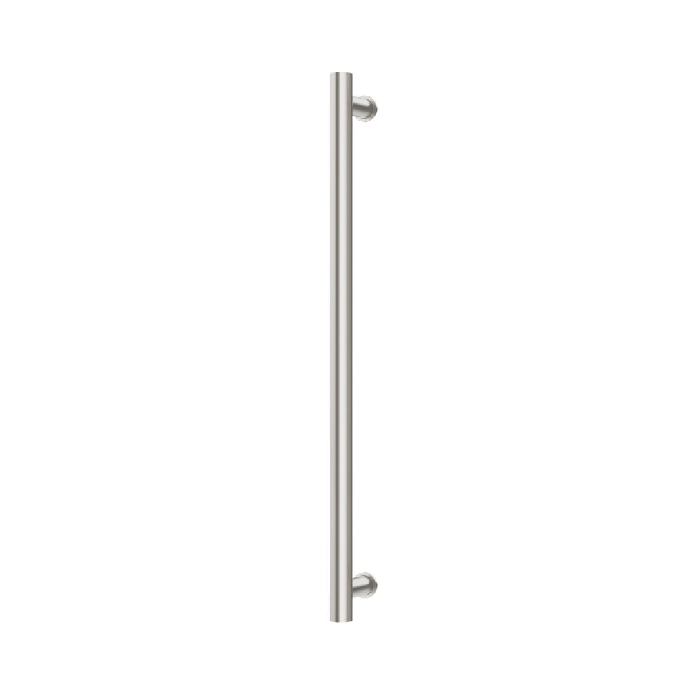 Phoenix Heated Towel Rail Round 800mm Brushed Nickel