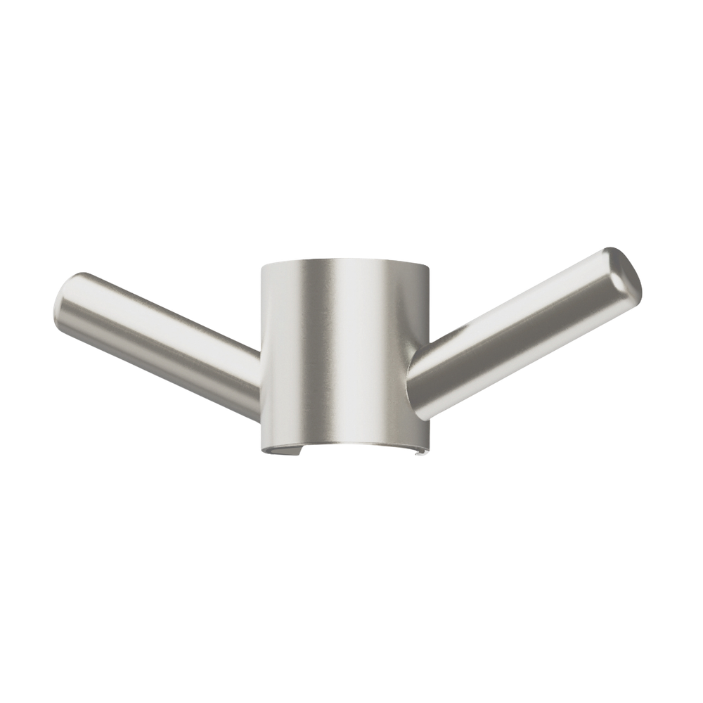 Phoenix Vertical Rail Hook Round Brushed Nickel