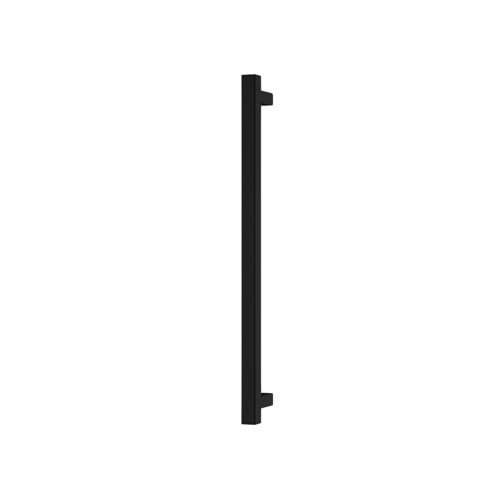 Phoenix Heated Towel Rail Square 600mm Matte Black