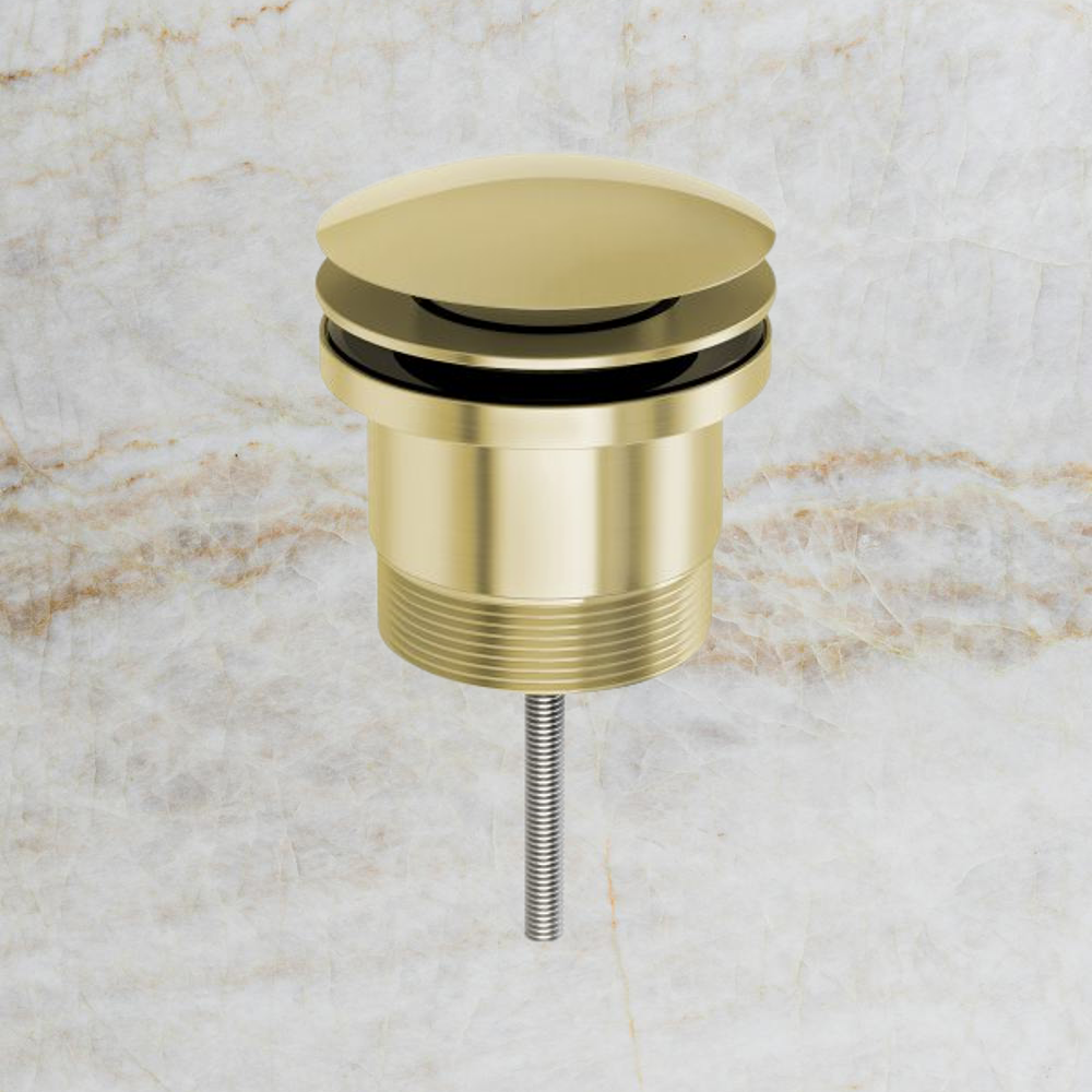 40mm Dome Pop Up Universal Waste Brushed Gold