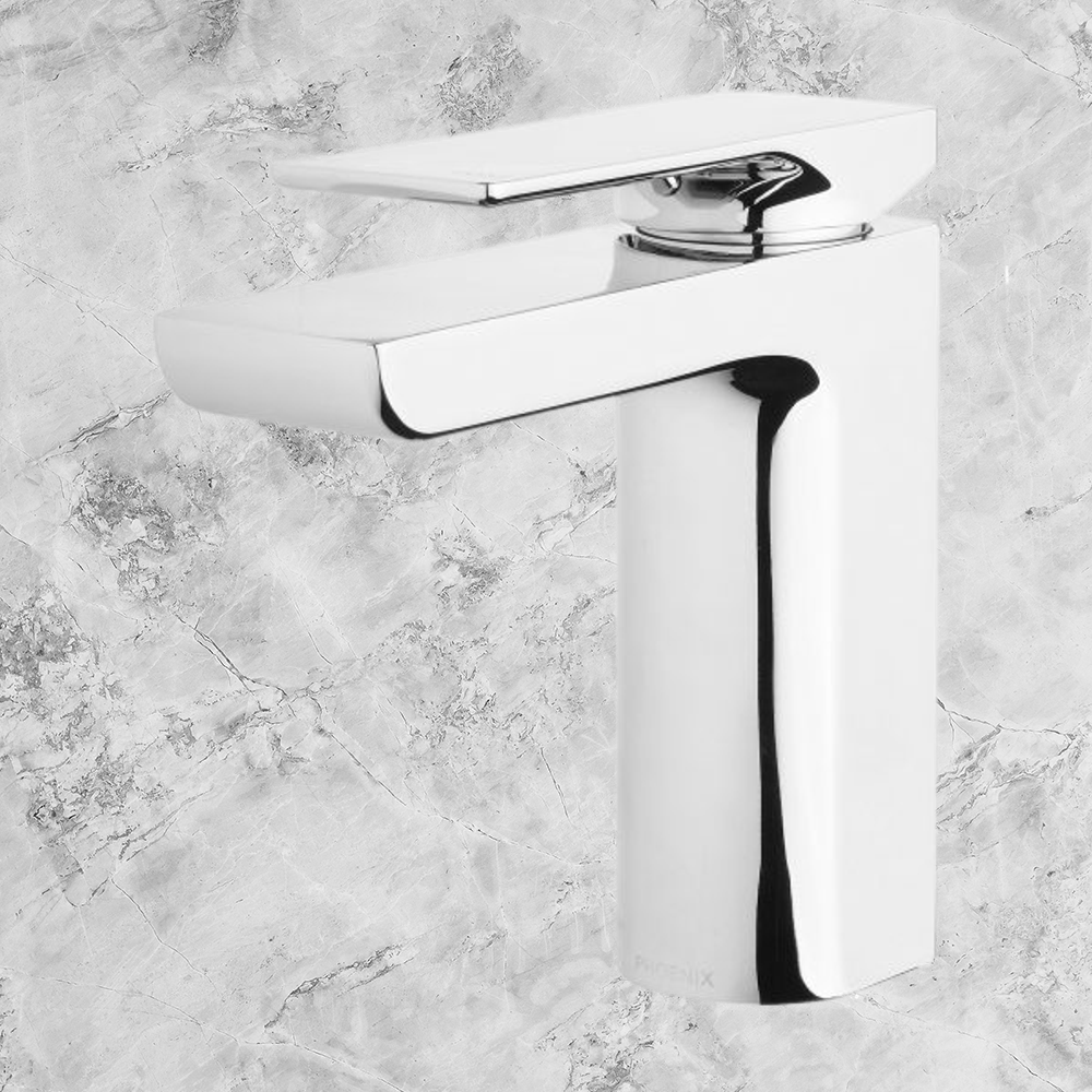 Gloss Basin Mixer Chrome