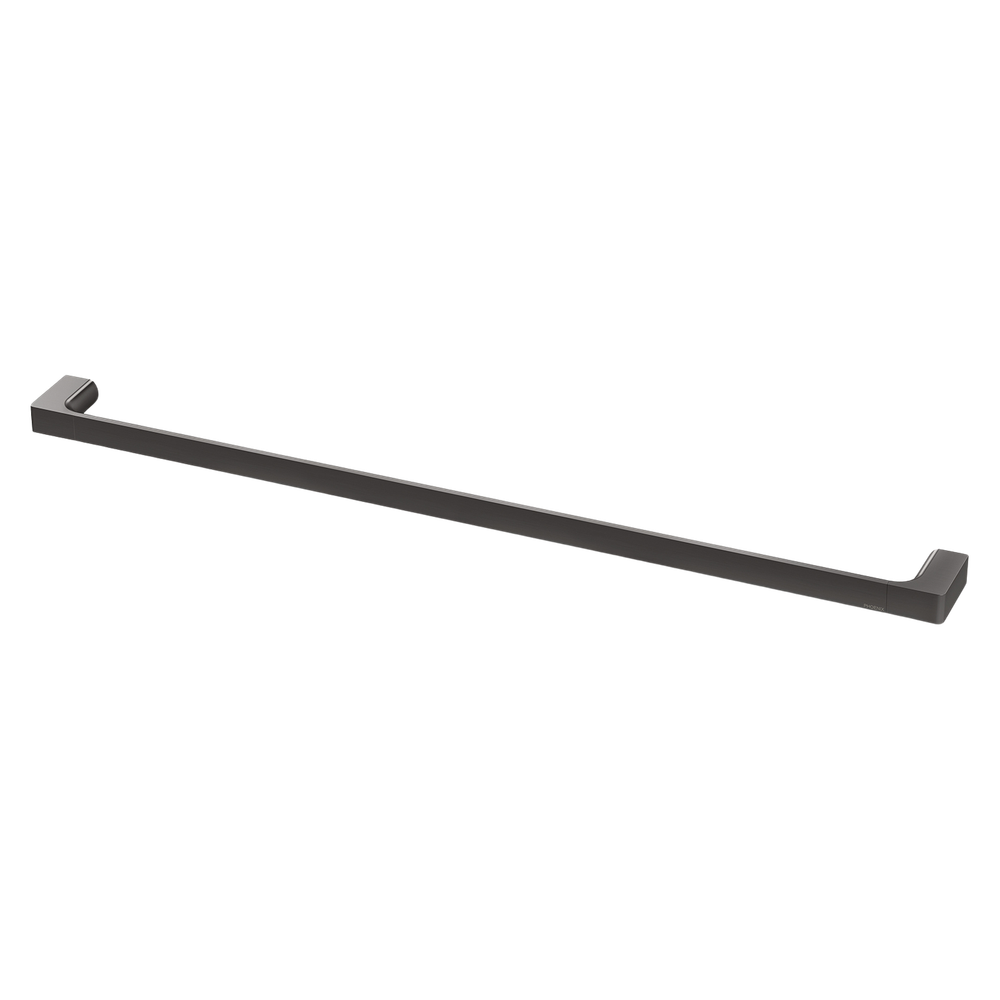 Gloss Single Towel Rail 800mm Brushed Carbon