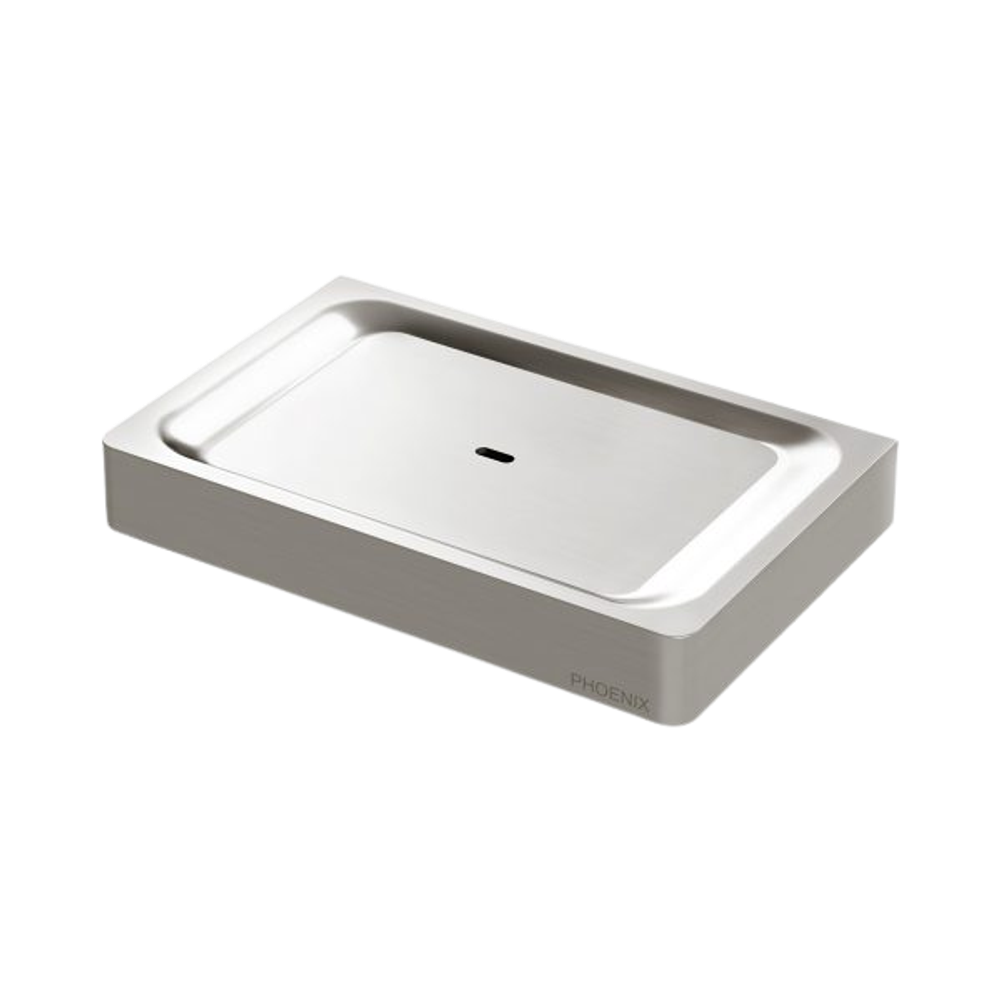 Gloss Soap Dish Brushed Nickel