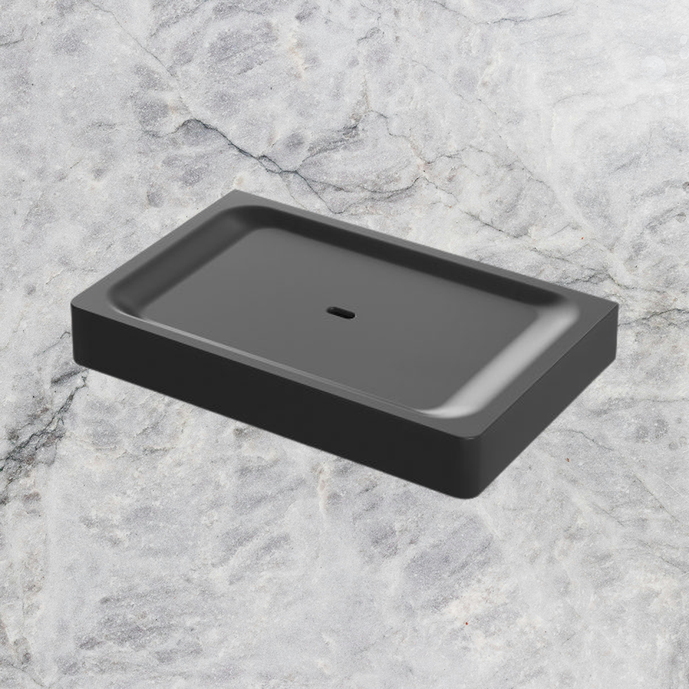 Gloss Soap Dish Matte Black