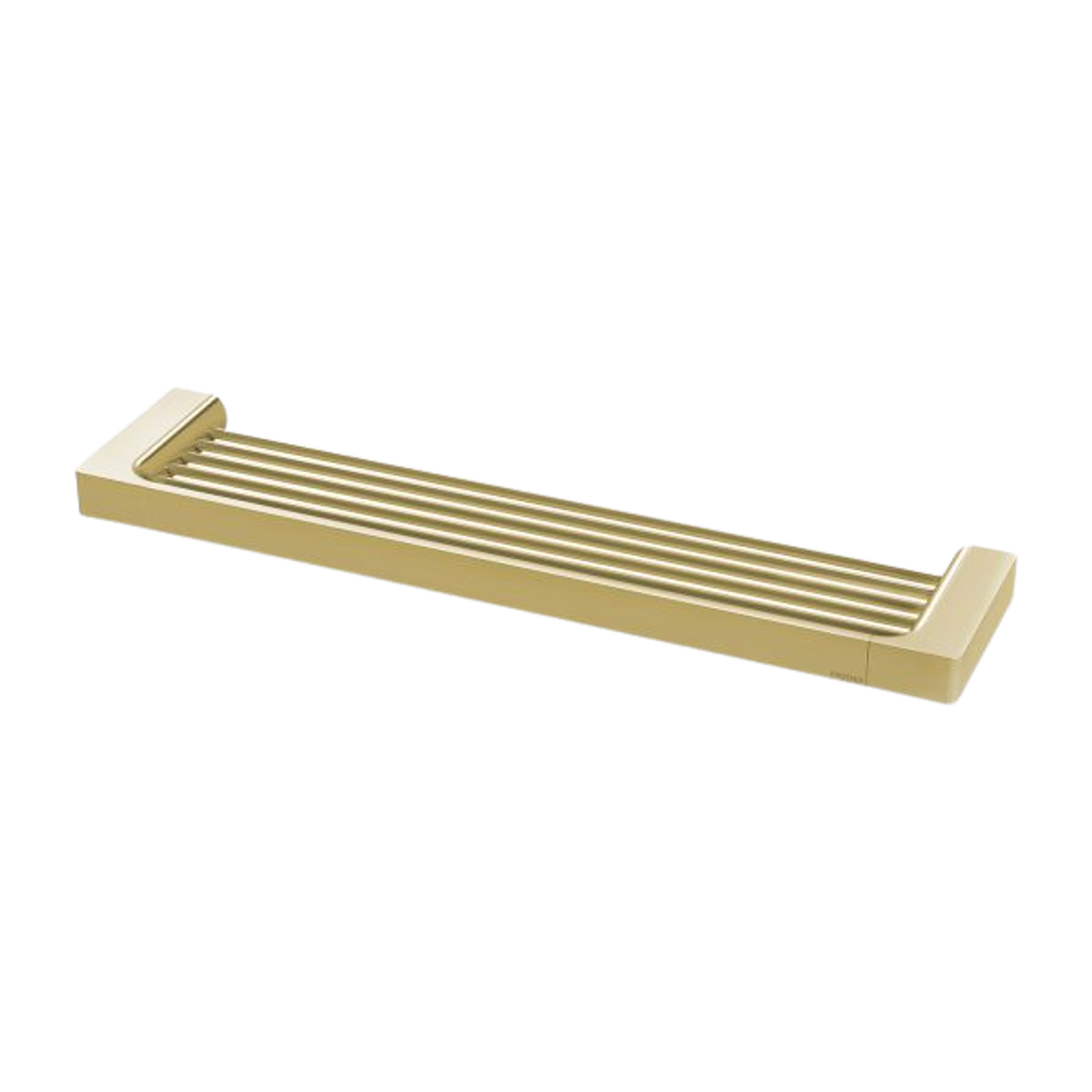 Gloss Shower Shelf Brushed Gold