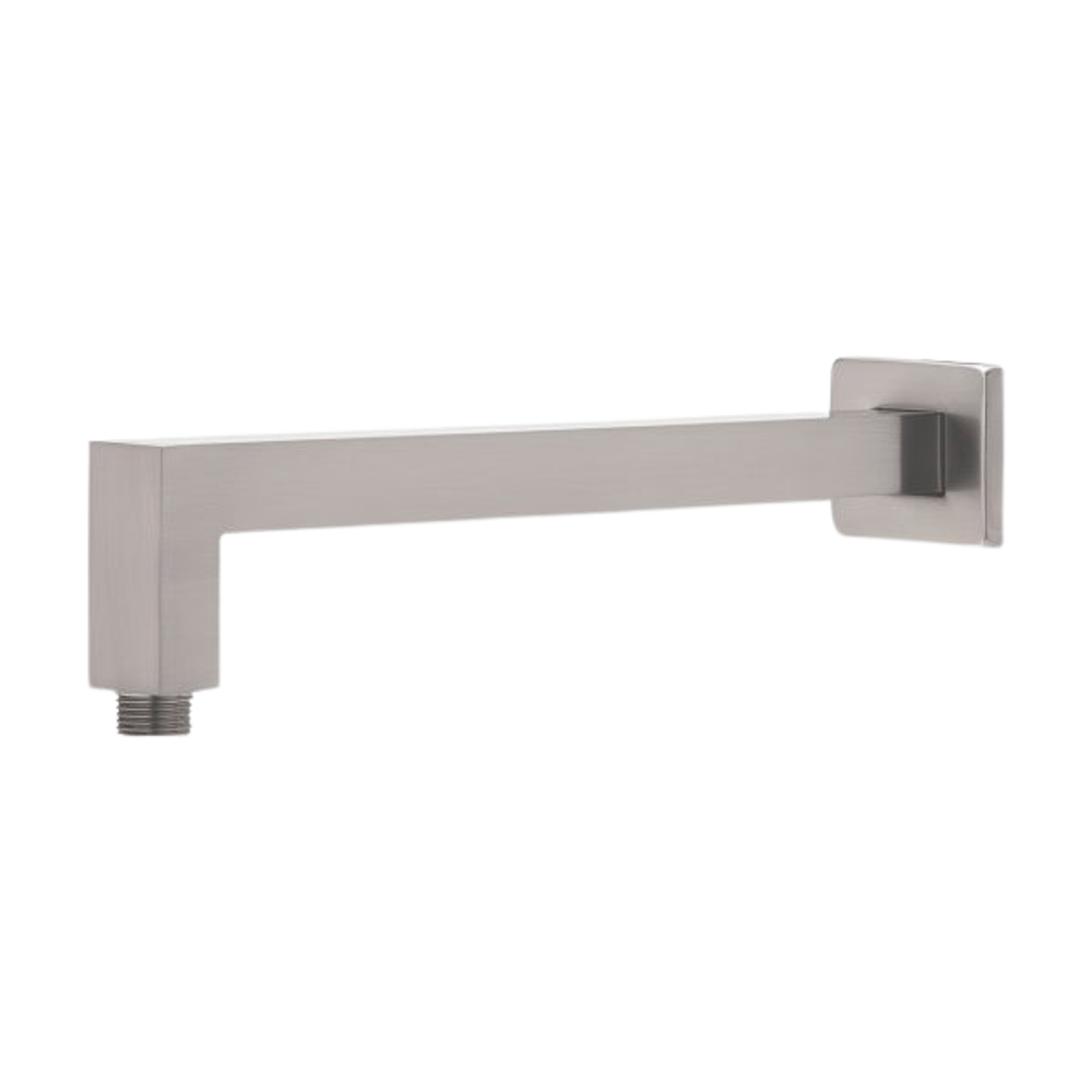 Lexi Shower Arm 400mm Square Brushed Nickel