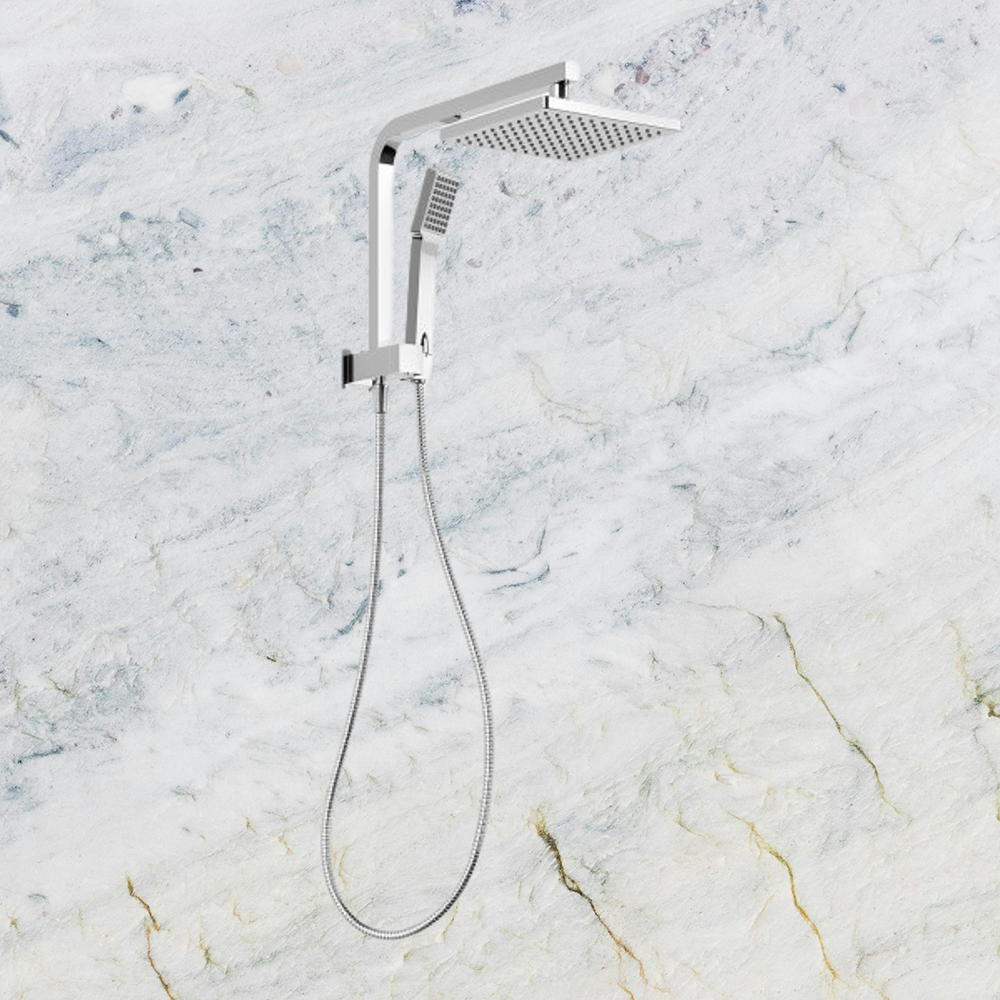 Lexi Compact Twin Shower Chrome