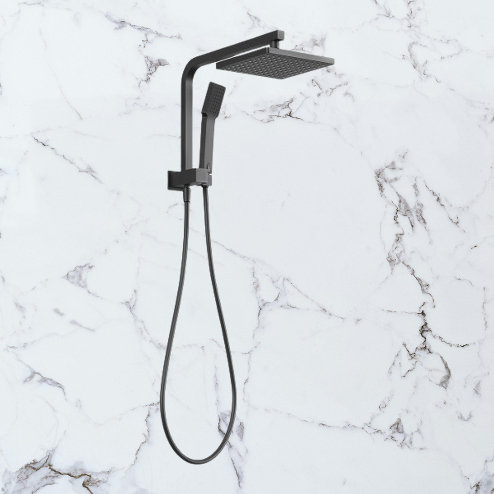 Lexi Compact Twin Shower Matte Black