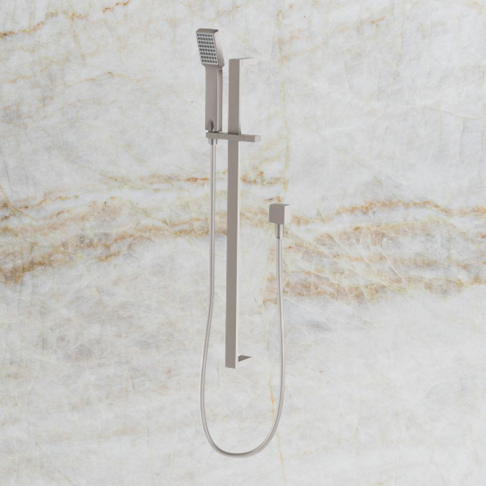 Lexi Deluxe Rail Shower Brushed Nickel