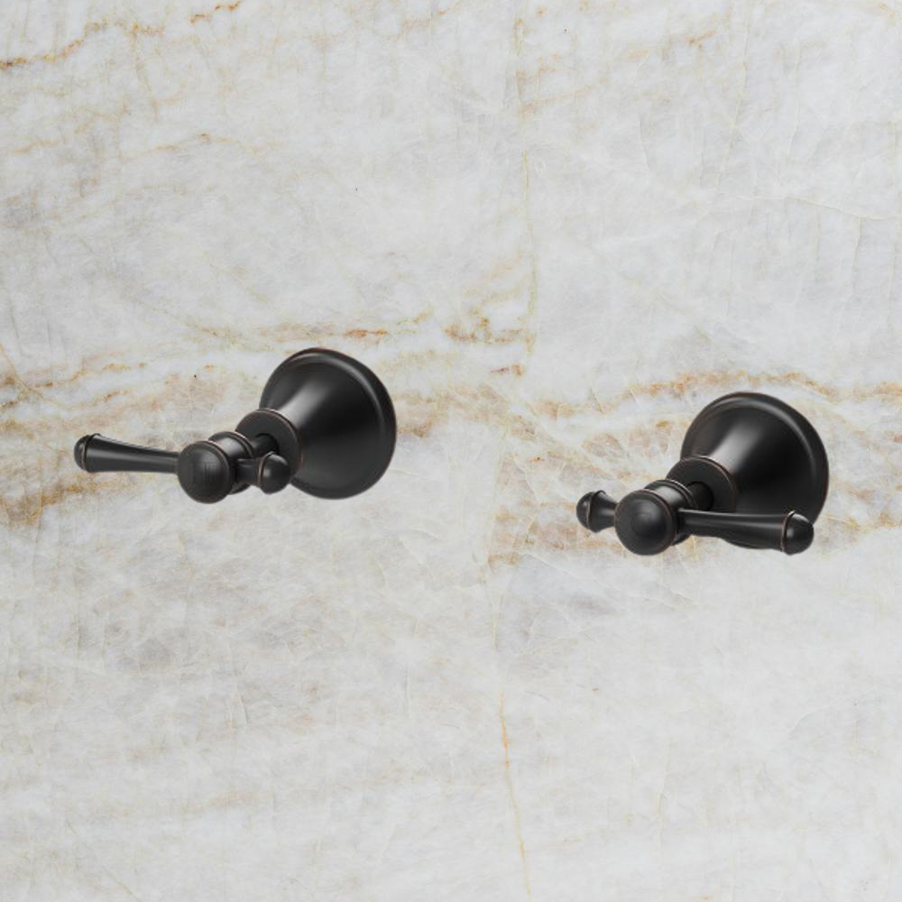 Nostalgia Lever Wall Top Assemblies Antique Black