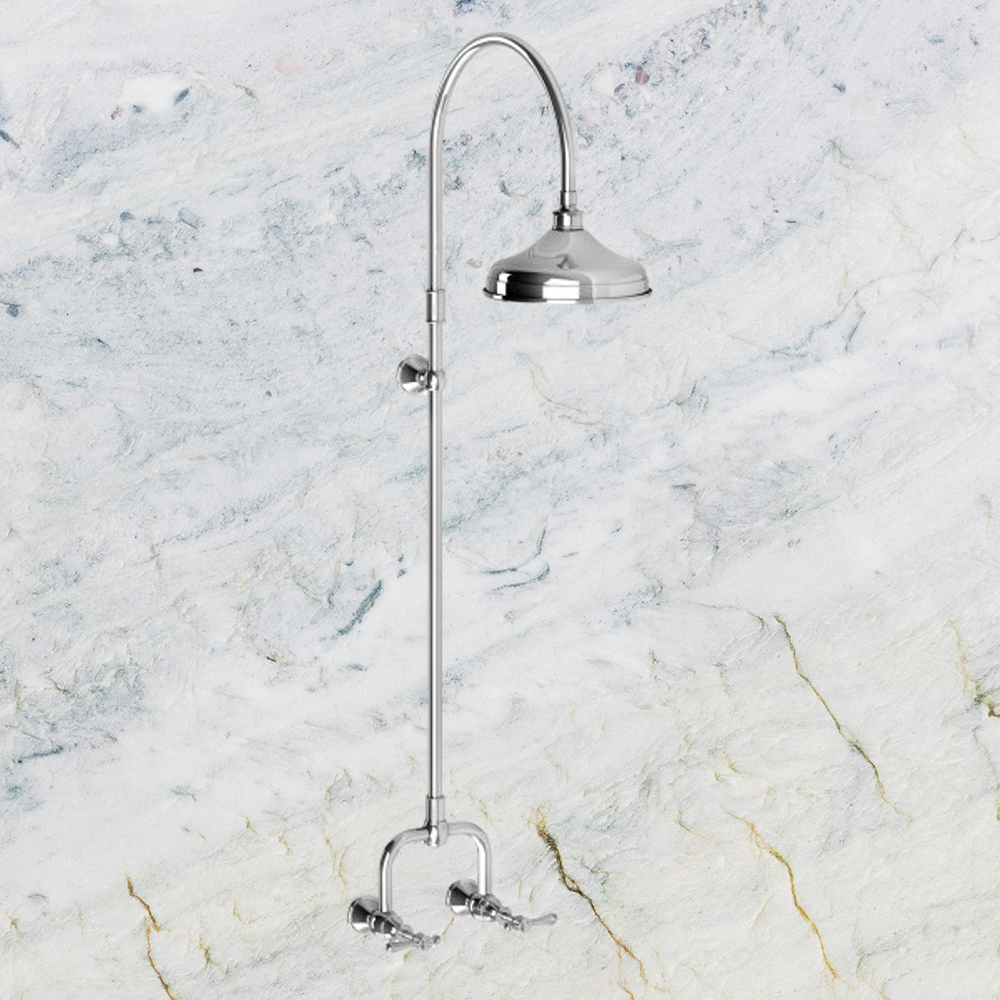 Nostalgia Lever Exposed Shower Set Chrome