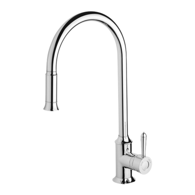 Nostalgia Pull Out Sink Mixer 230mm Chrome