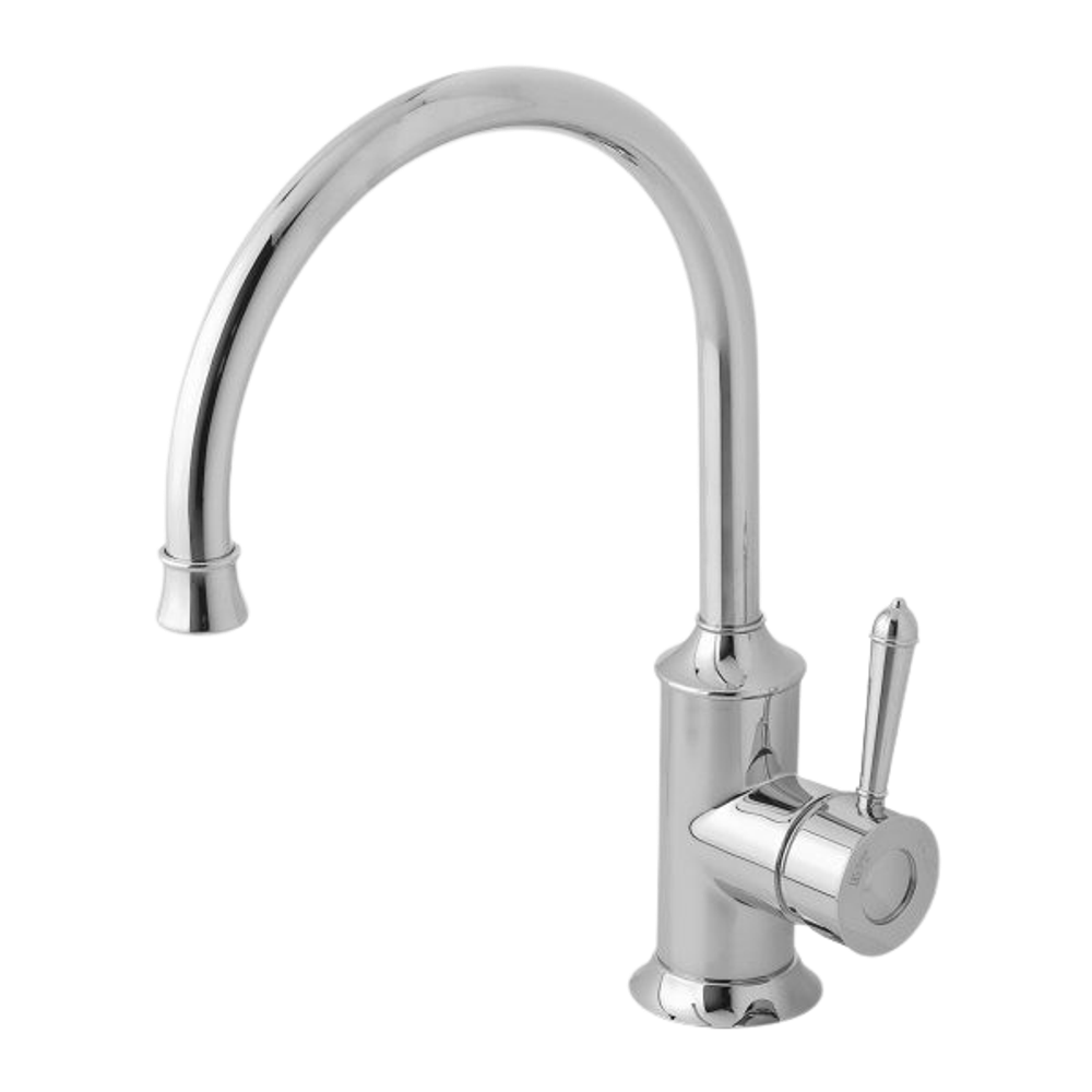 Nostalgia Sink Mixer 220mm Gooseneck  Chrome