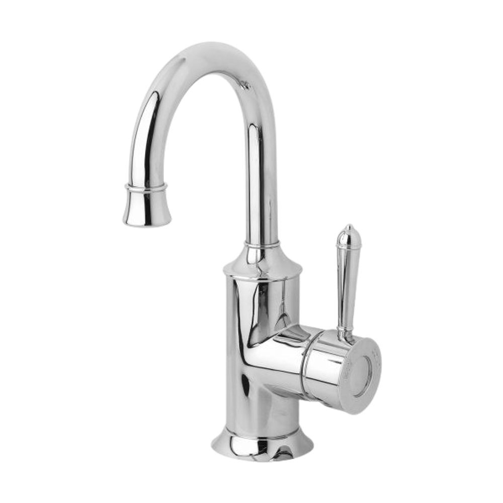 Nostalgia Basin Mixer 120mm Gooseneck Chrome