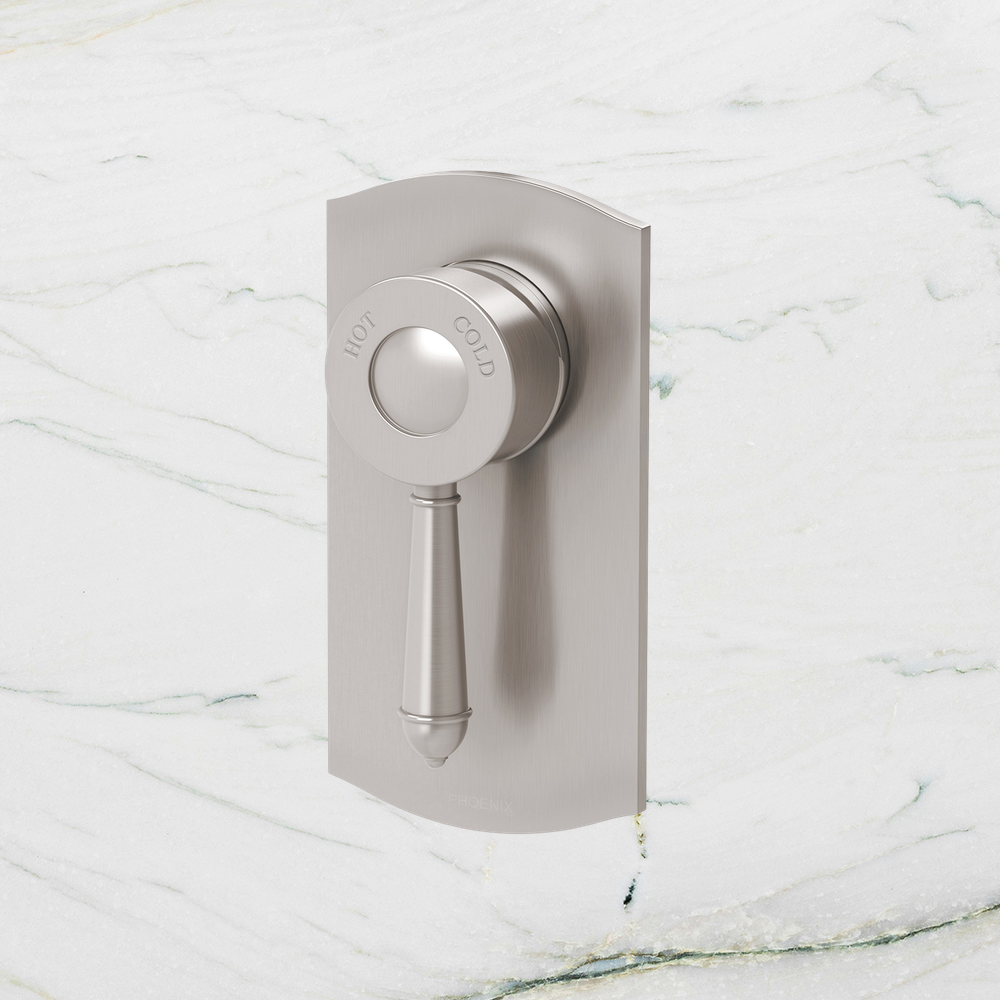 Nostalgia Shower / Wall Mixer Brushed Nickel