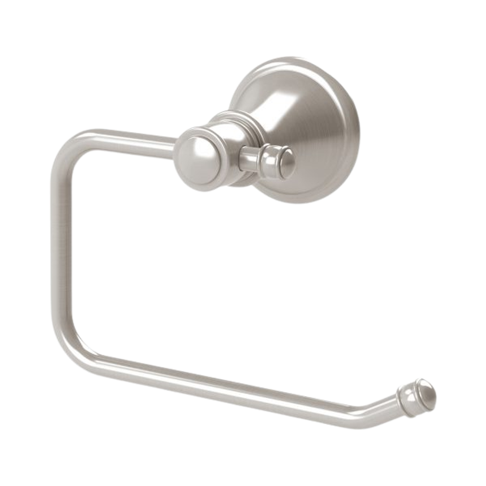 Nostalgia Toilet Roll Holder Brushed Nickel