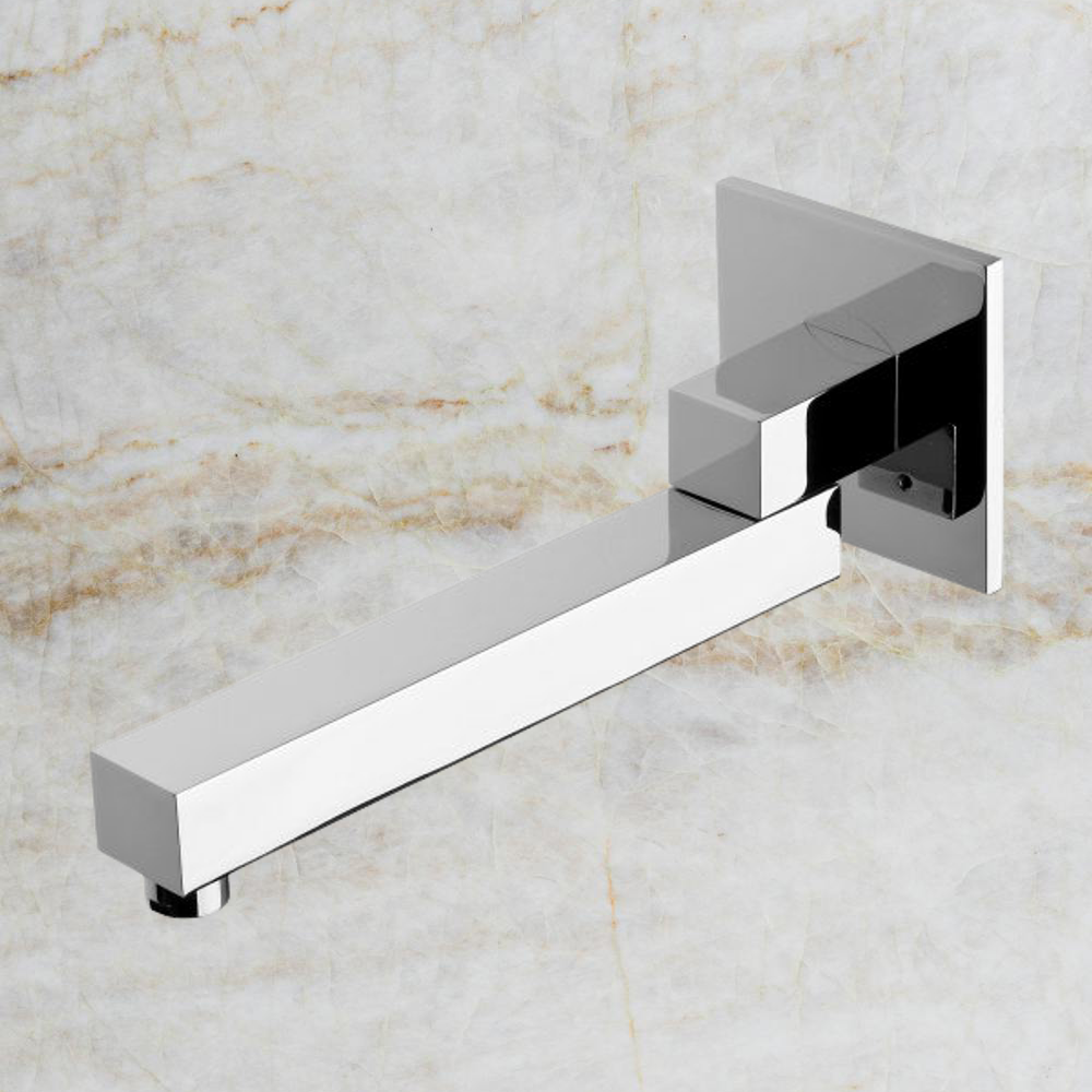 Swivel Bath Outlet Squareline 200mm Chrome