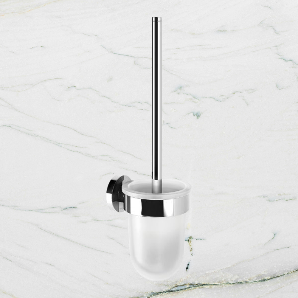 Radii Toilet Brush & Holder Round Chrome