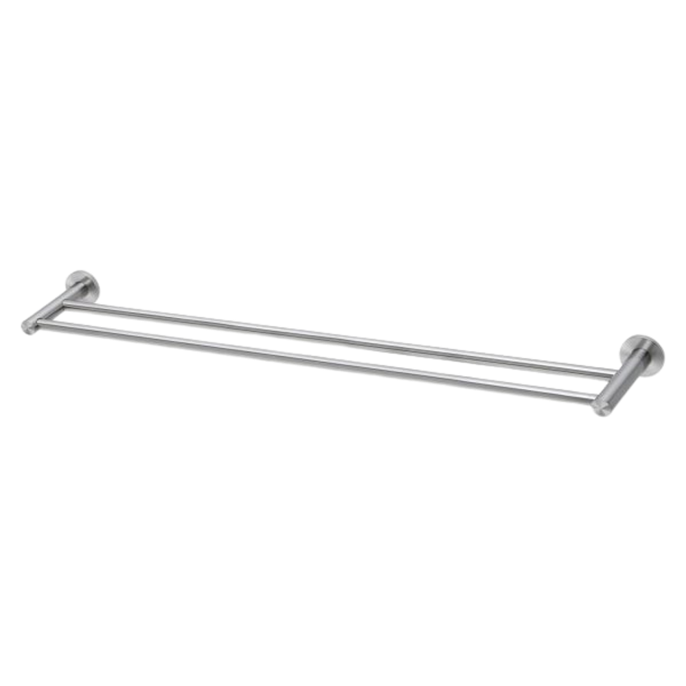 Radii SS 316 Double Towel Rail Round Plate 800mm  Stainless Steel