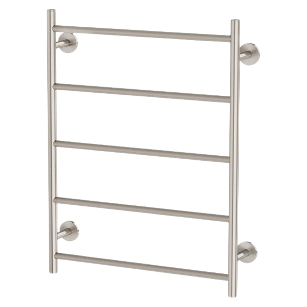 Radii Towel Ladder 550 x 740mm Round Plate Brushed Nickel