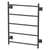 Radii Heated Towel Ladder 550 x 740mm Square Plate Matte Black