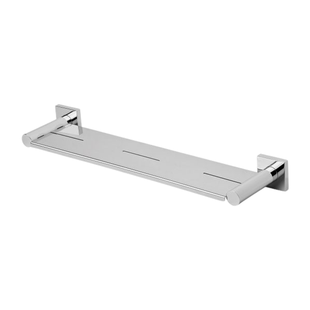 Phoenix Radii Metal Shelf Square Plate Chrome – Buildmat