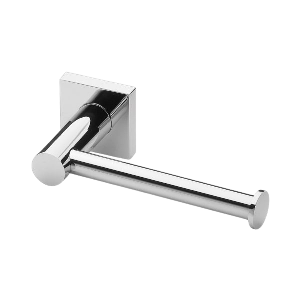 Radii Toilet Roll Holder Square Plate Chrome