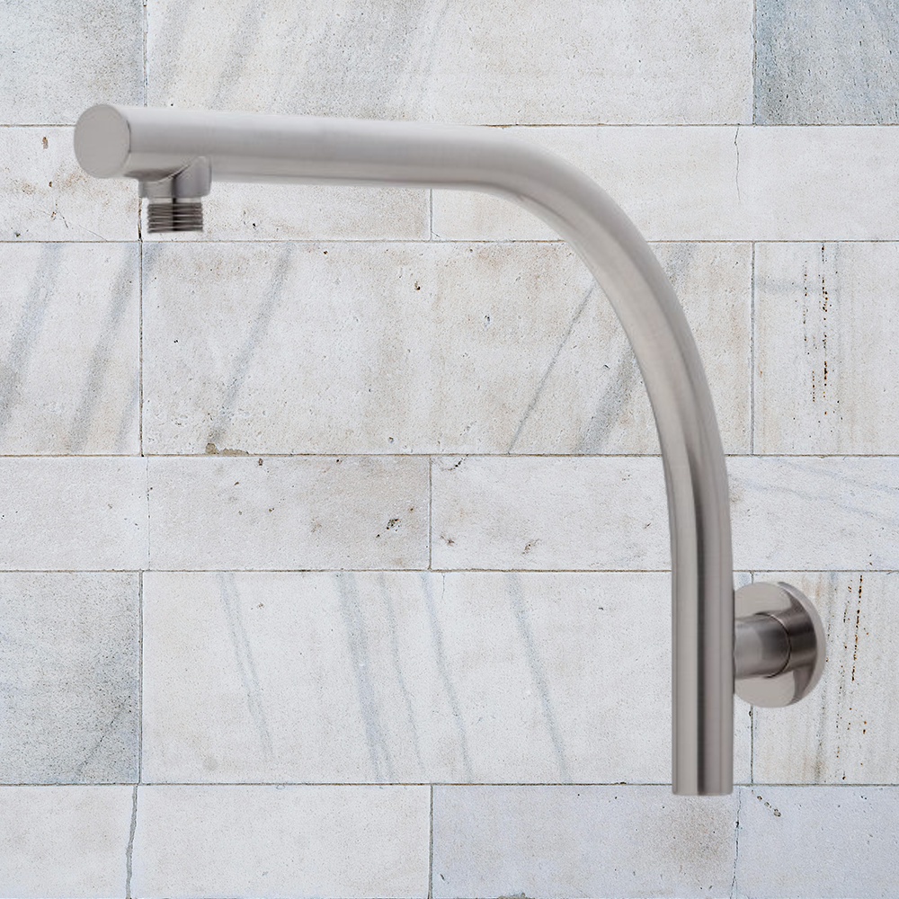 Rush High-Rise Shower Arm Brushed Nickel