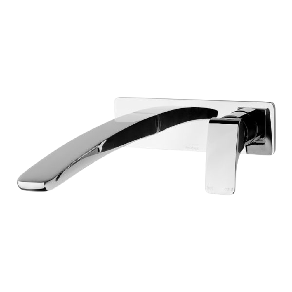 Rush Wall Bath Mixer Set 280mm Chrome