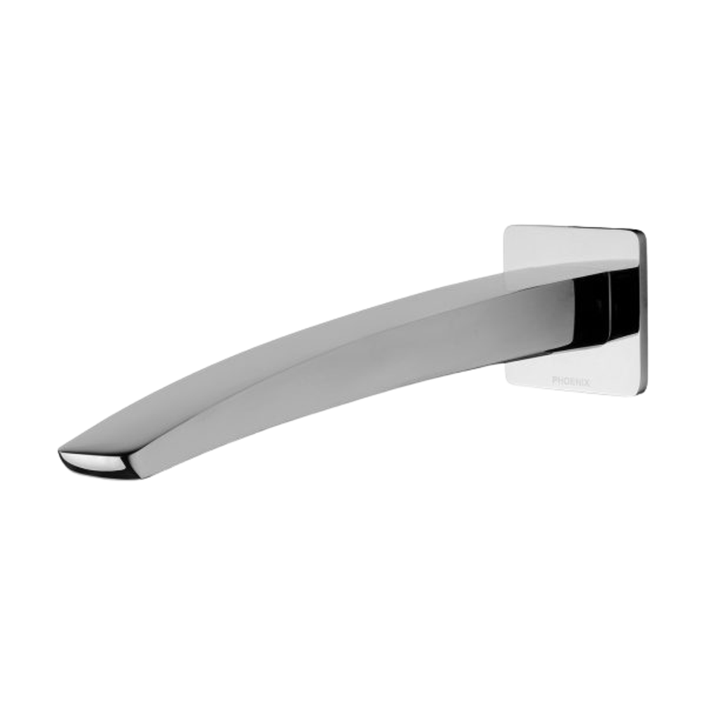 Rush Wall Basin Outlet 280mm  Chrome