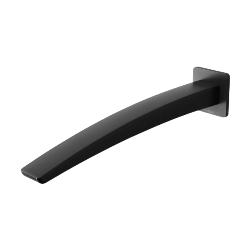 Rush Wall Basin Outlet 280mm  Matte Black