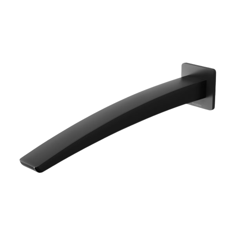 Rush Wall Bath Outlet 280mm Matte Black