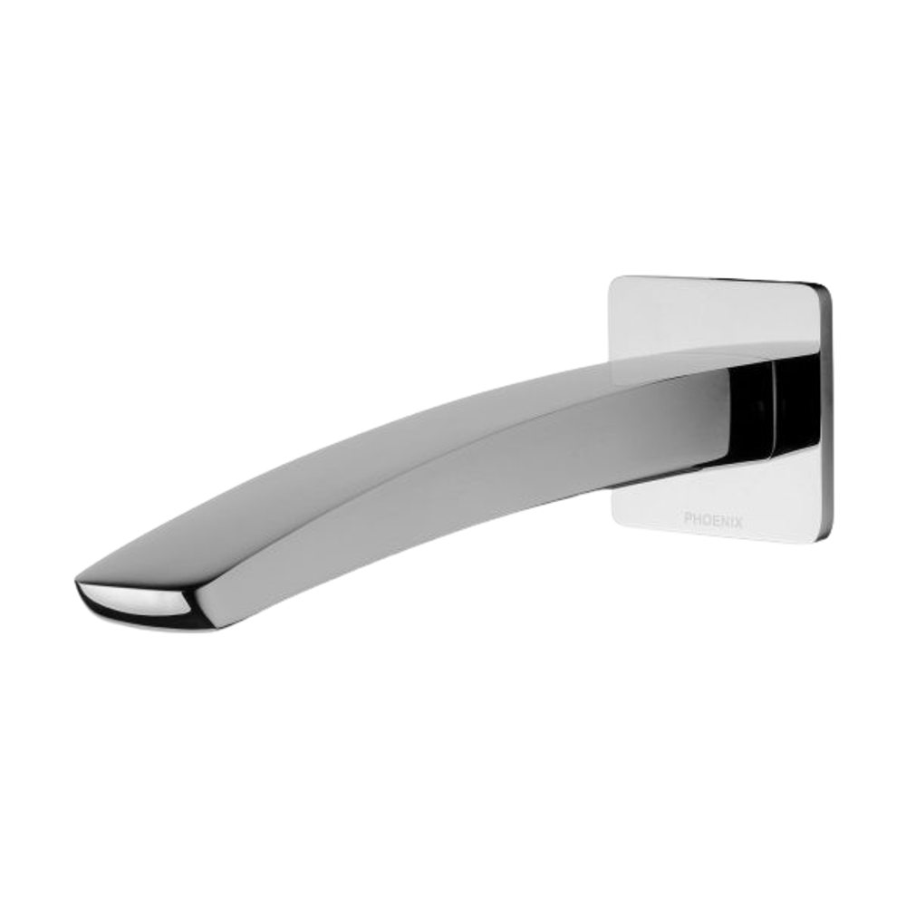 Rush Wall Basin Outlet 180mm Chrome