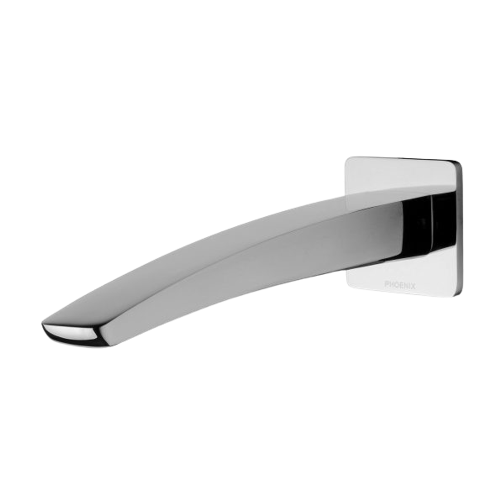 Rush Wall Basin Outlet 230mm Chrome