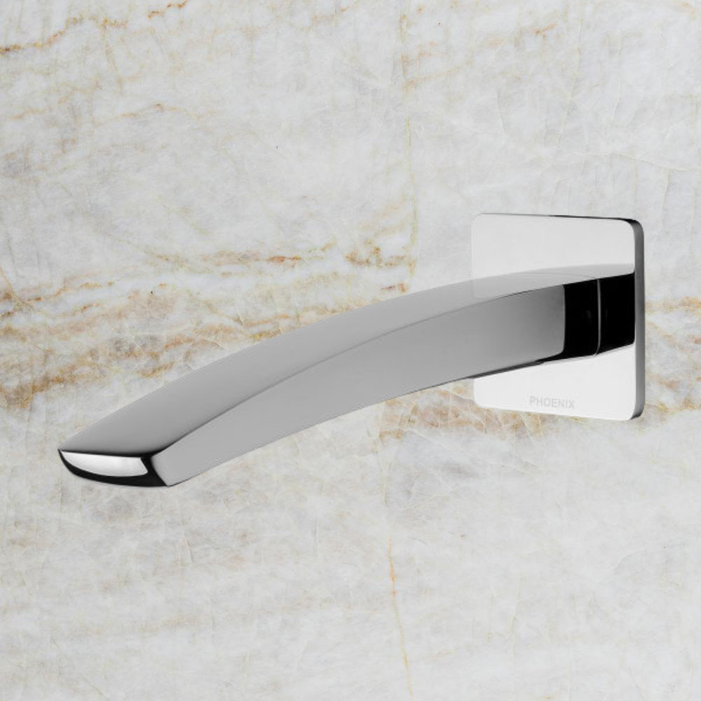 Rush Wall Bath Outlet 180mm Chrome